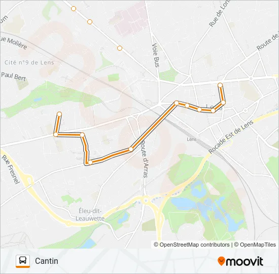 NAVETTE2 Bus Line Map