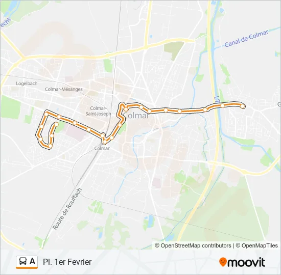 A Bus Line Map