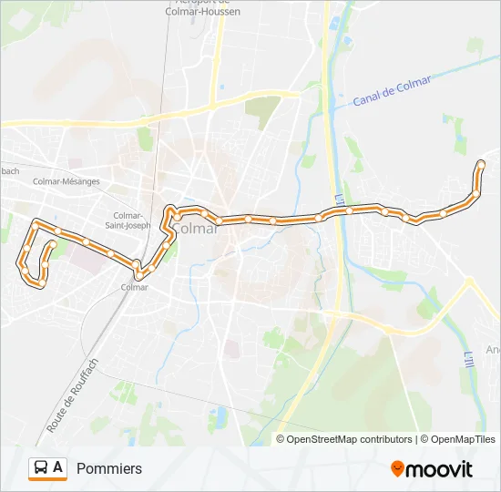 A Bus Line Map