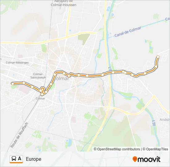 A Bus Line Map