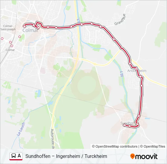 A Bus Line Map