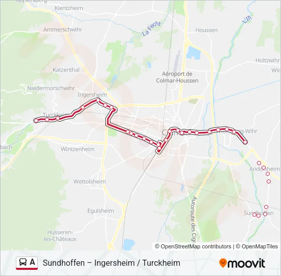 A Bus Line Map