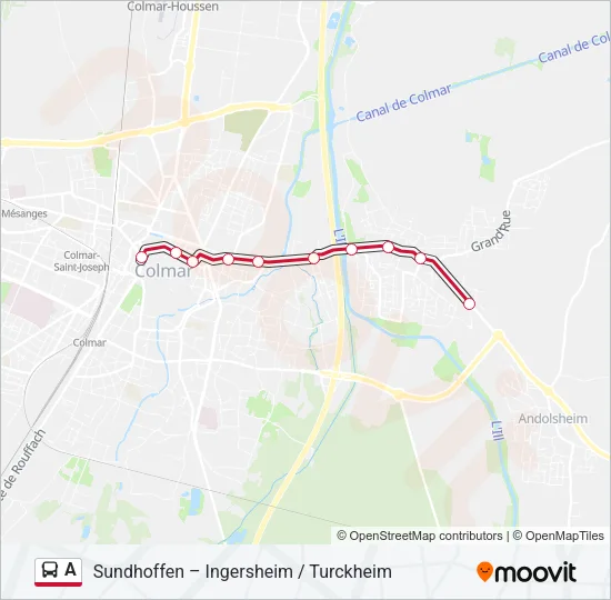 A Bus Line Map