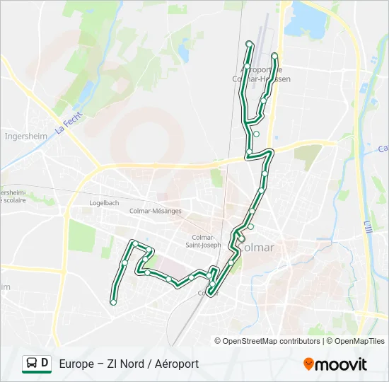 D Bus Line Map