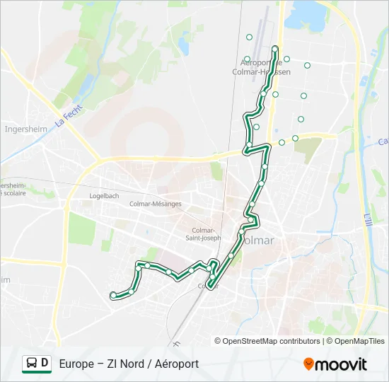 D Bus Line Map
