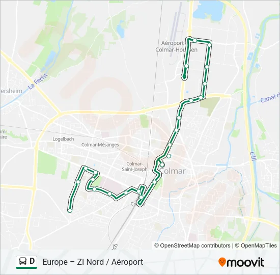 D Bus Line Map