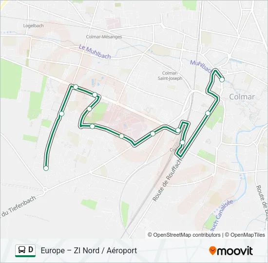D Bus Line Map