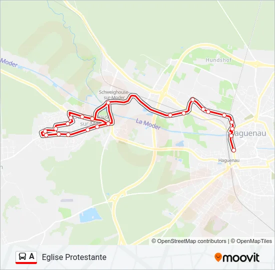 A Bus Line Map