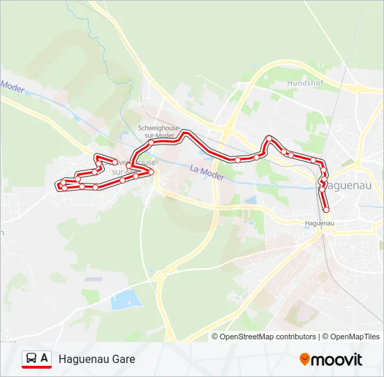 A Bus Line Map