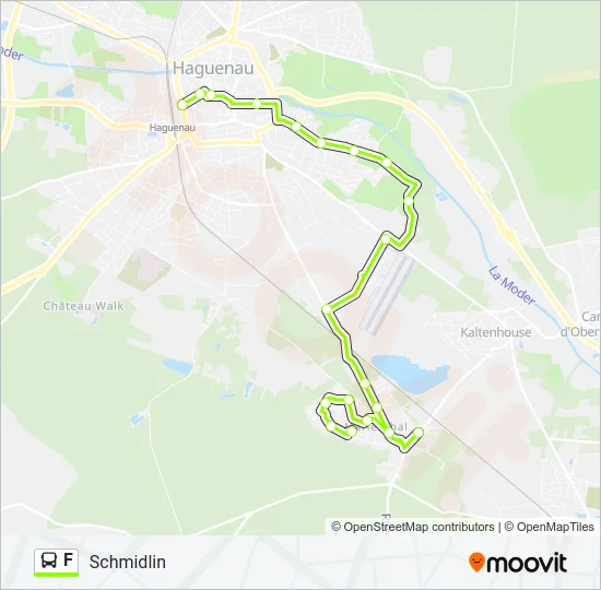 F Bus Line Map