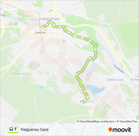 F Bus Line Map