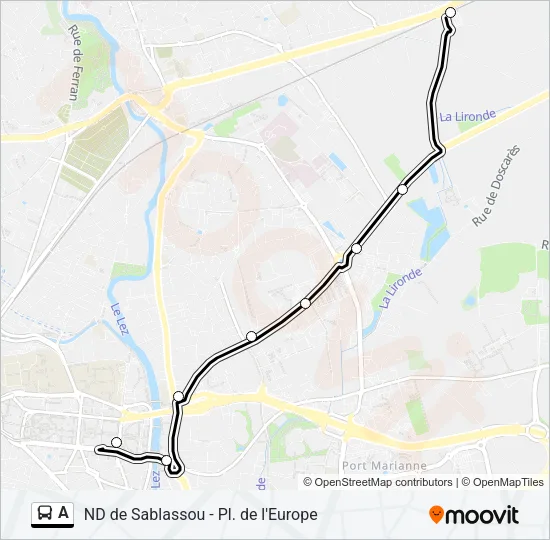 A Bus Line Map