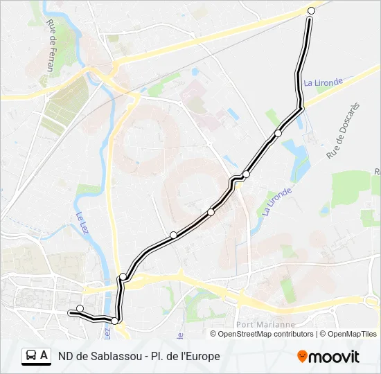 A Bus Line Map