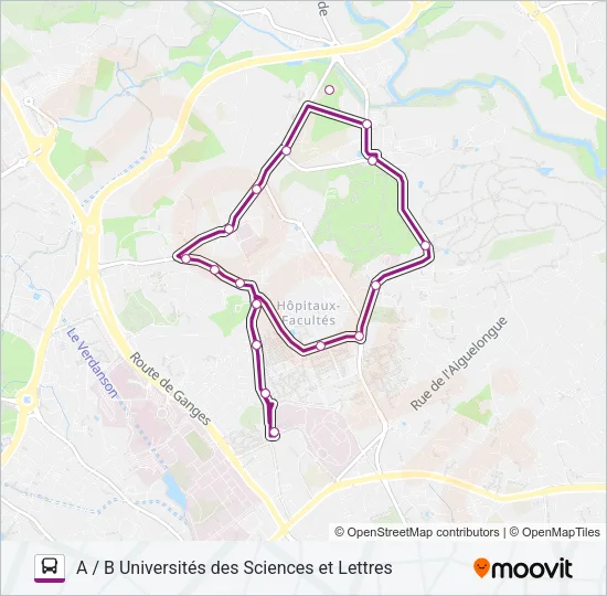 LA NAVETTE (13) Bus Line Map