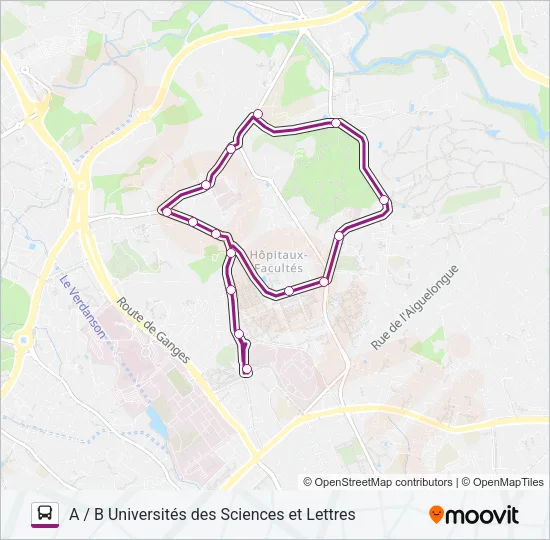 LA NAVETTE (13) Bus Line Map