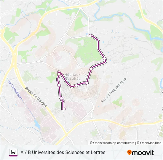 LA NAVETTE (13) Bus Line Map