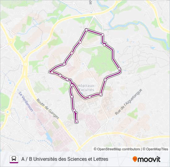 LA NAVETTE (13) bus Line Map