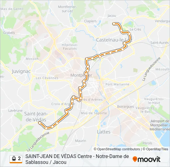 2 Light Rail Line Map