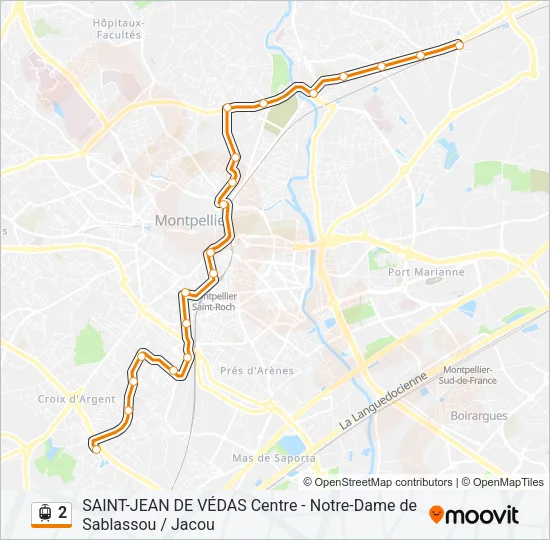 2 Light Rail Line Map