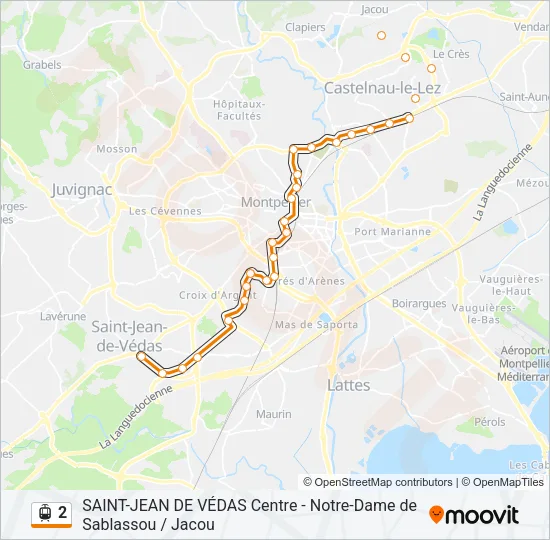 2 Light Rail Line Map