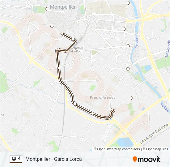 4 Light Rail Line Map