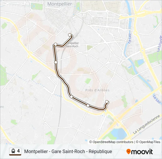 4 Light Rail Line Map