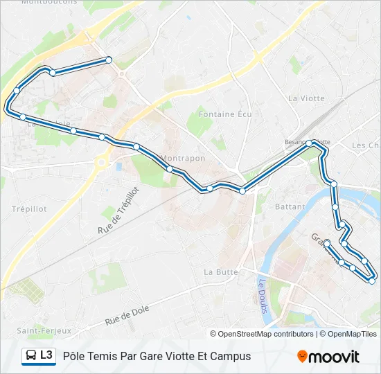L3 Bus Line Map