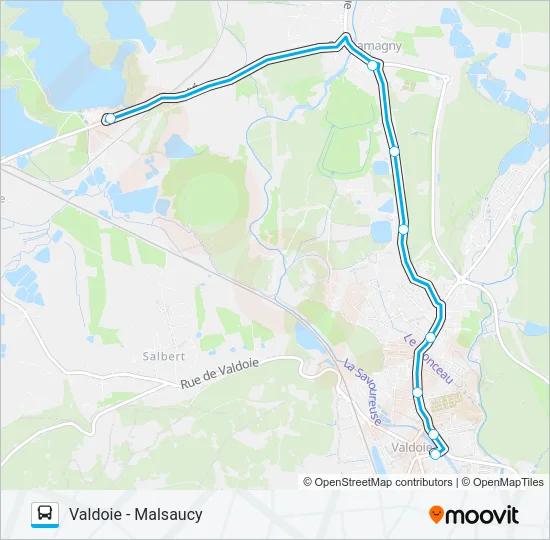 NAUTIBUS Bus Line Map