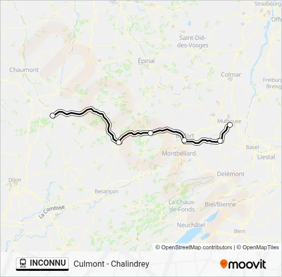 INCONNU  Line Map