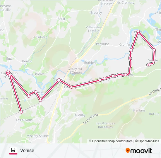 PROXI TGV 4 Bus Line Map