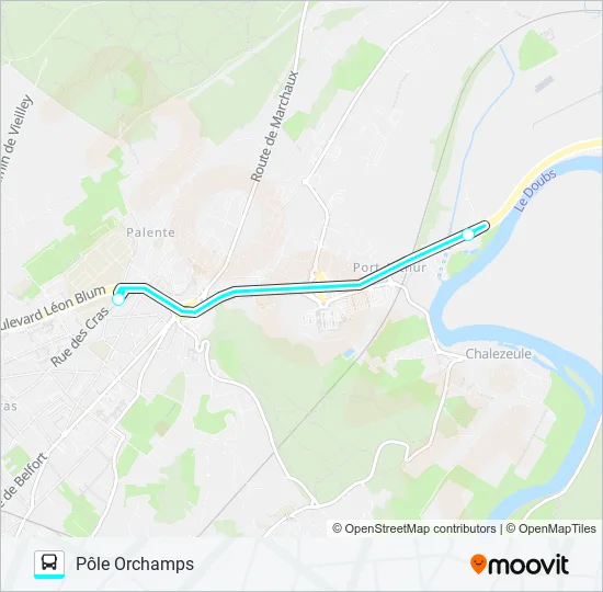 GINKO PISCINE Bus Line Map