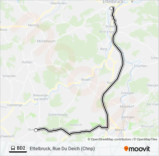 BD2 Bus Line Map