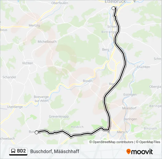 BD2 Bus Line Map