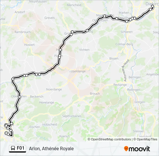 F01 Bus Line Map