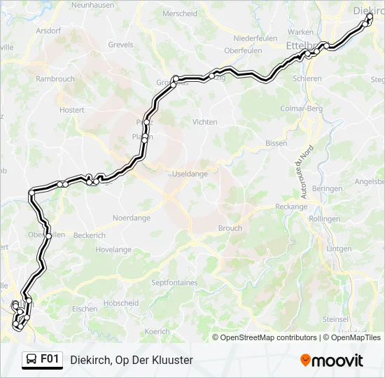 F01 Bus Line Map