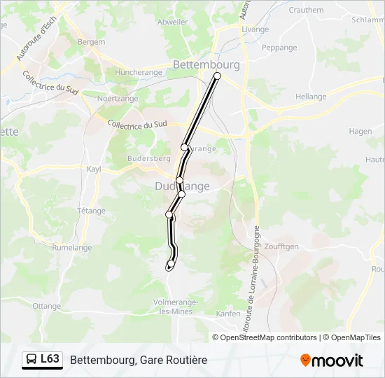L63 Bus Line Map