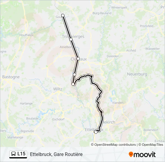 L15 Bus Line Map