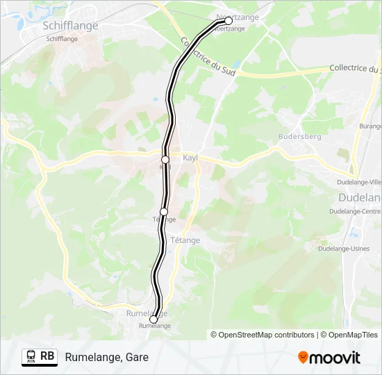RB Train Line Map