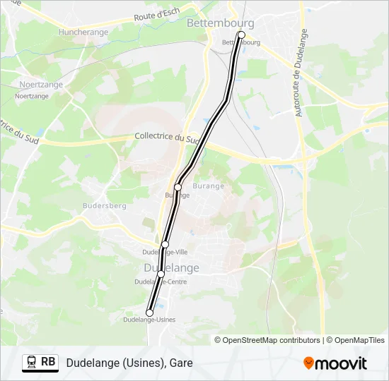RB Train Line Map