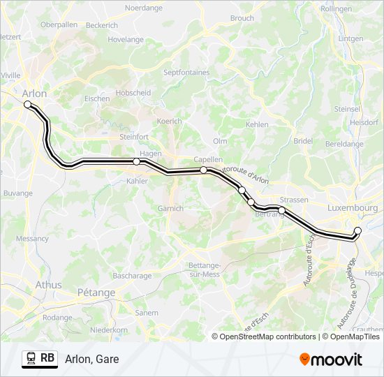 vonk Geval huwelijk rb Route: Schedules, Stops & Maps - Arlon, Gare (Updated)