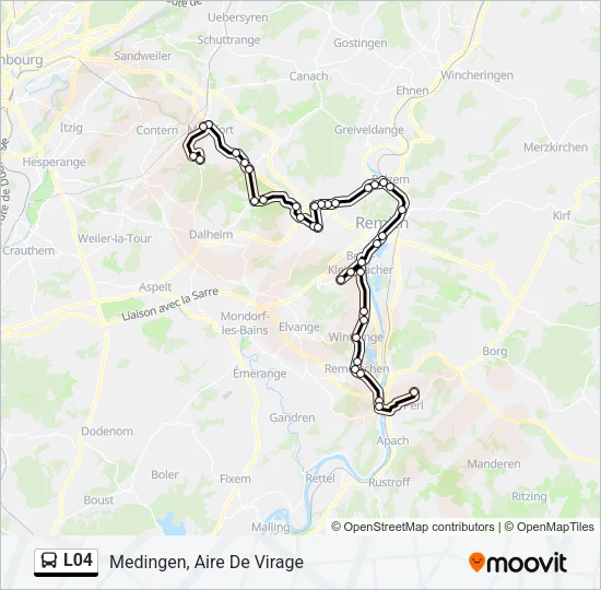 L04 Bus Line Map