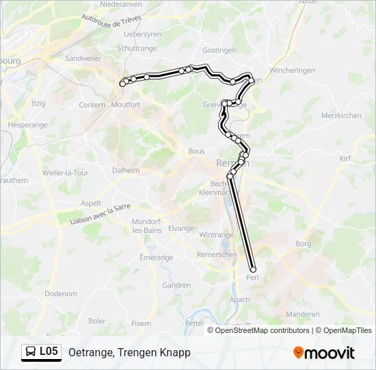 L05 Bus Line Map