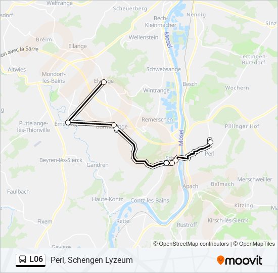 L06 bus Line Map