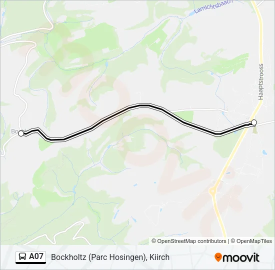 A07 Bus Line Map