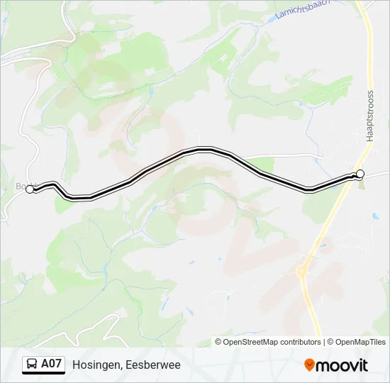 A07 Bus Line Map