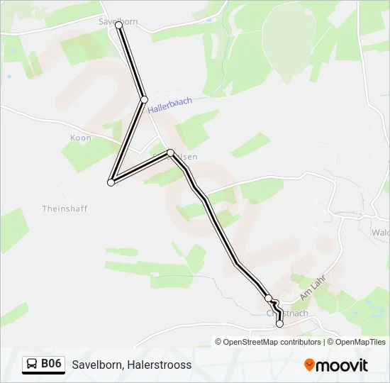 B06 Bus Line Map