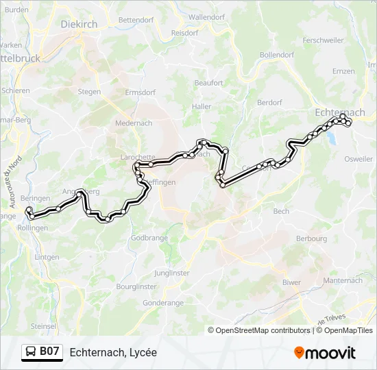 B07 Bus Line Map
