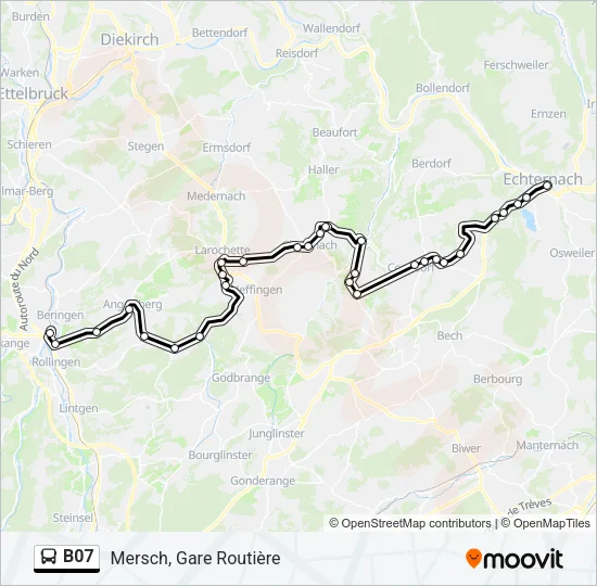 B07 Bus Line Map