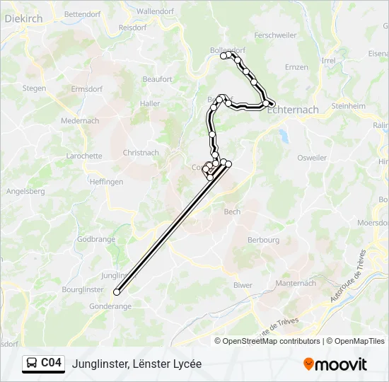C04 Bus Line Map