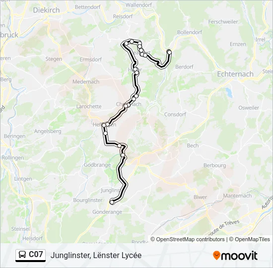 C07 Bus Line Map